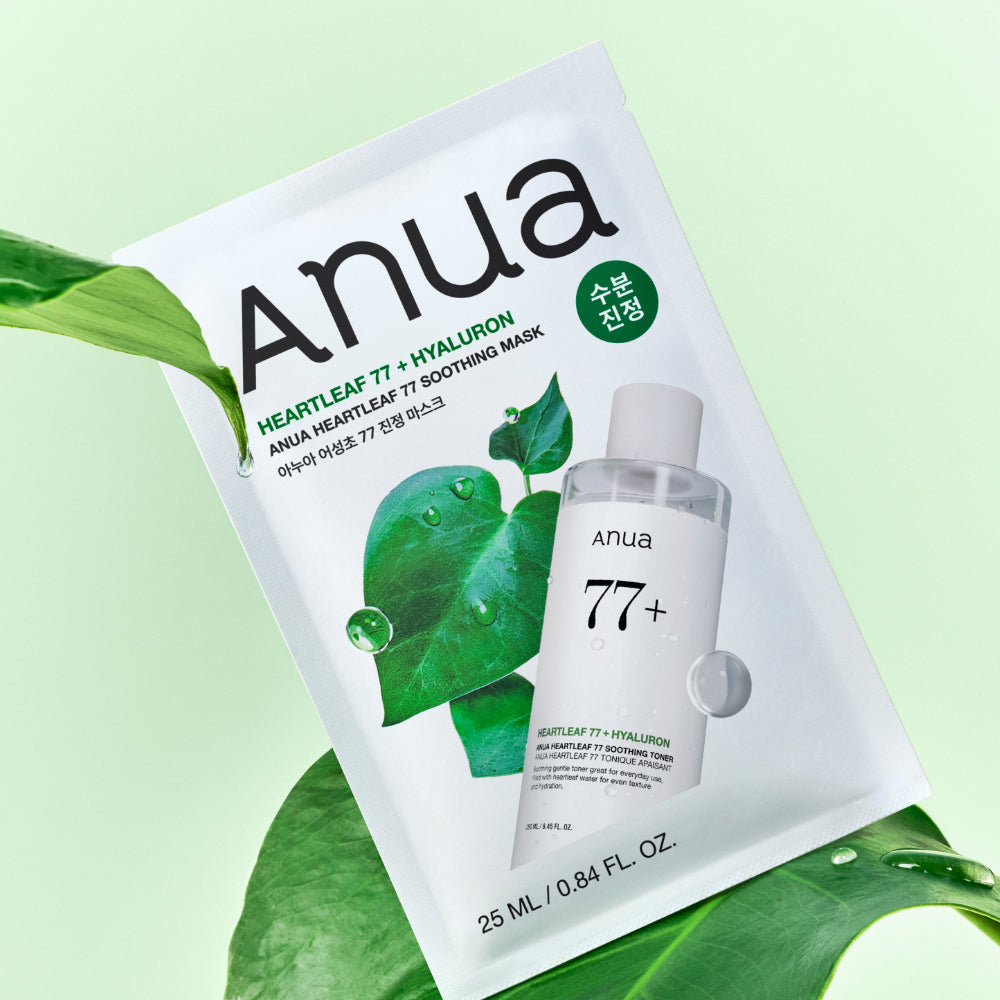 Mediheal Anua houttuynia cordata 77 calming mask 1pcs, 1pcs Korean Skincare