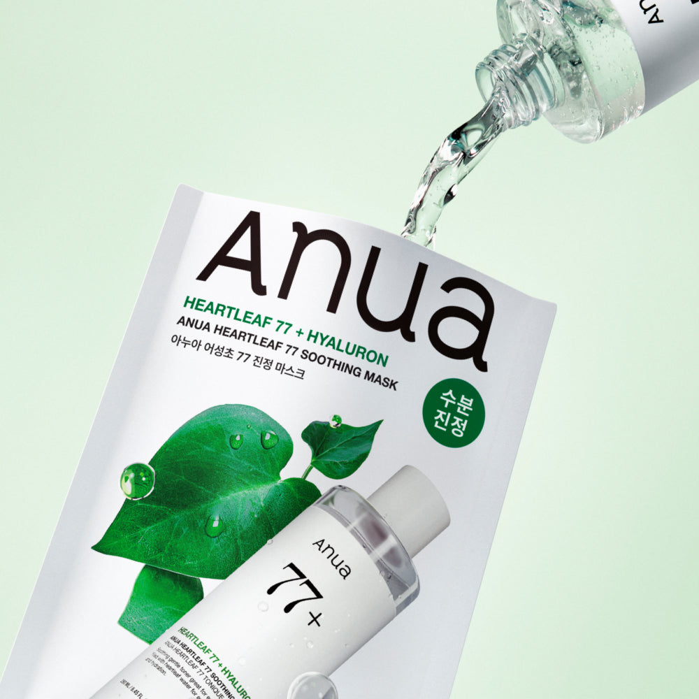 Mediheal Anua houttuynia cordata 77 calming mask 1pcs, 1pcs Korean Skincare
